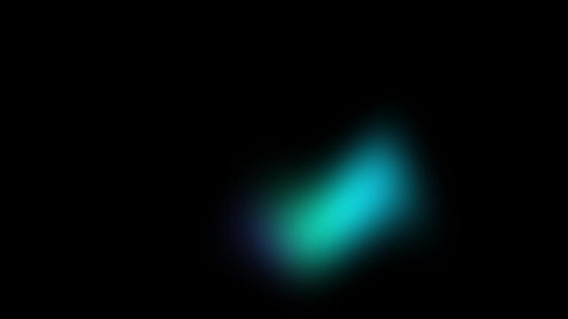 Dark corporate colorful aurora light orb loop video