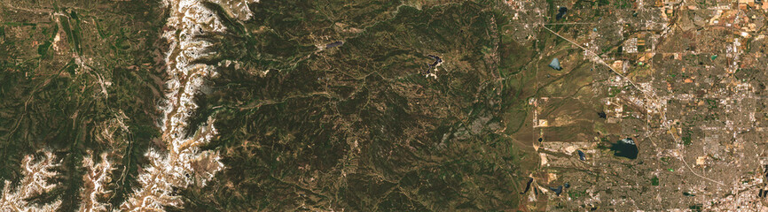 Denver on open data satellite image © M. Jurzyk