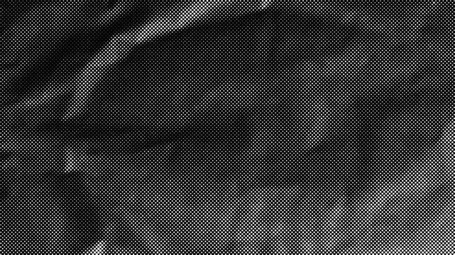 Dark grunge halftone dotted moving texture background featuring rough granite stone surface aesthetics and moody shadow lighting 4k video