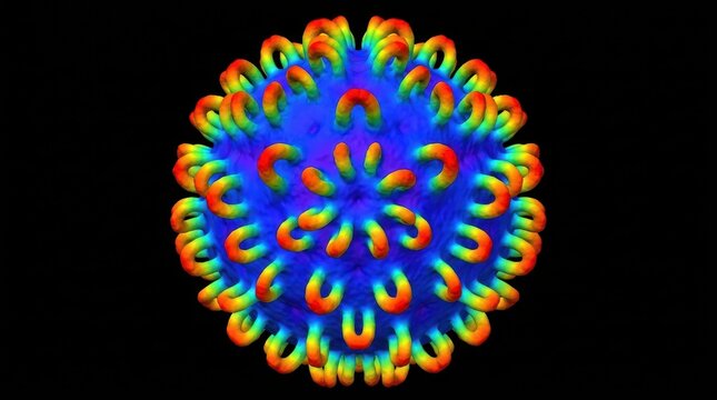 Norovirus Capsid Assembly, Cryo-EM Reconstruction Particle