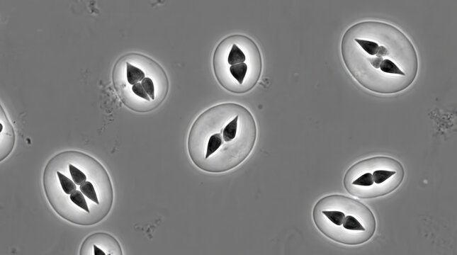 Streptococcus pneumoniae Capsule Quellung Reaction, Phase Contrast