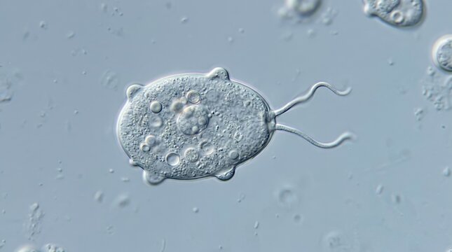 Naegleria fowleri Ameboflagellate Transformation, DIC Live Imaging