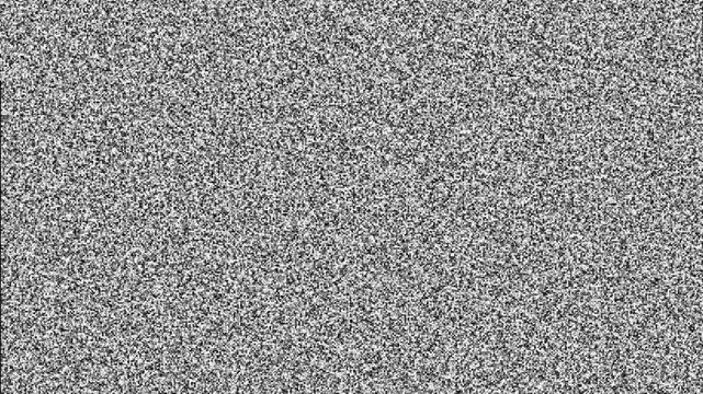 Noise television white static tv glitch signal old screen effect for use in video editing and transition overlays.