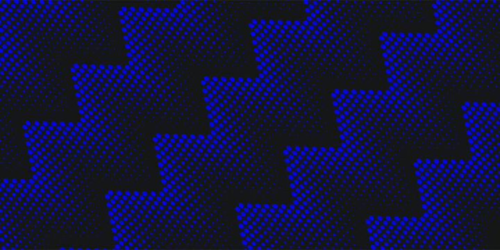 Seamless halftone hexagon shape dot pattern vector, Geometric Halftone Abstract pattern for Fabric and textile printing, sport jersey texture, wrapping paper, backdrops and packaging