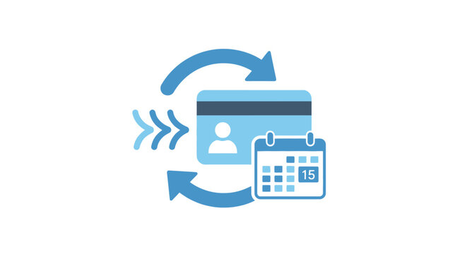 Credit card online payment process.