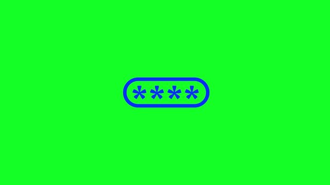 Entering password and clicking the button sign in on screen. 4K video