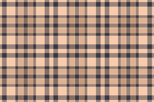 Checked background textile check, mesh vector tartan fabric. Us pattern seamless texture plaid in orange and dark colors.