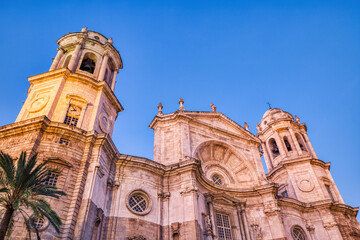 Cadiz Cathedral and Plaza de la Catedral at Dusk, Cadiz © romanslavik.com