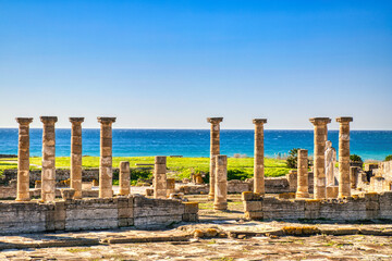 Naklejka premium Ancient Baelo Claudia Archaeological Site near Cadiz in Andalusia