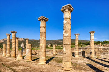 Fototapeta premium Ancient Baelo Claudia Archaeological Site near Cadiz in Andalusia