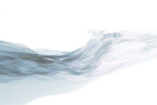 Abstract flowing water energy minimal wave dissolving body composition for wellness background and meditation poster design