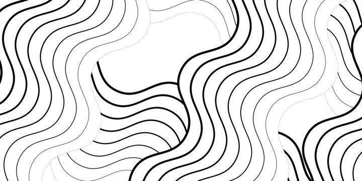 Noodle with wave texture gray line pattern with abstract background