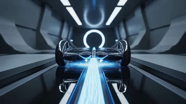 Luxury car headlights shining in dark, cinematic close-up automobile