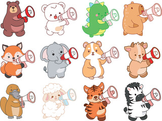 Fototapeta premium Seamless design for background of random animals 