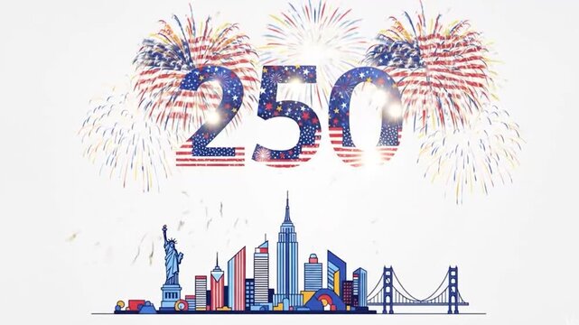 Celebrating 250 years of american independence