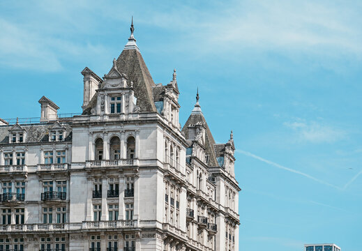Whitehall Court and Royal Horseguards Hotel facade in London