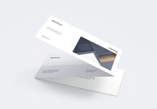 DL Tri-Fold Brochure Mockup