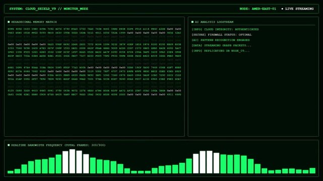 Crypto Liquidity Registry Mainframe Displaying Block Validation Progress Grid and Decentralized Network Ledger Active Audit Green HUD Screen.