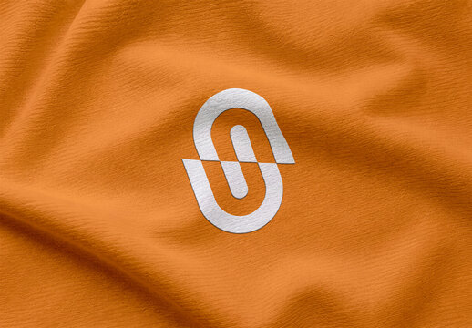 Embroidered Fabric Logo Mockup