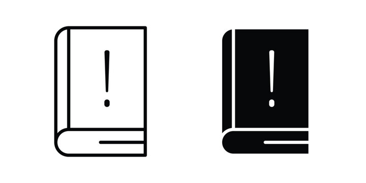 guide book icon set illustration. icon designs
