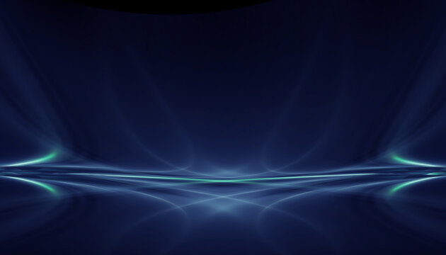 Abstract blue light rays background