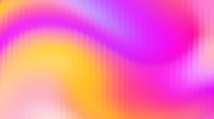 Fototapeta premium Abstract gradient background with pink, purple, and yellow colors, smooth waves