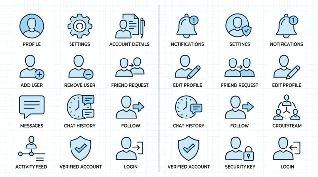User Interface Icons Set For Web And Mobile Applications.
