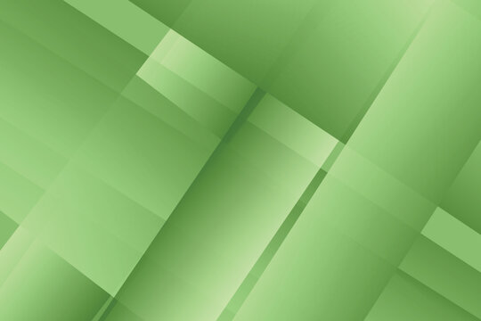 Green geometric background, with overlapping rectangles, and gradient shading abstract