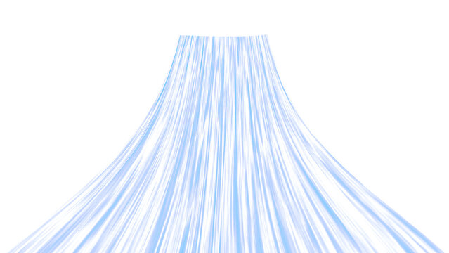 風背景なしpngスピード感のある青い光のラインと風のエフェクトの抽象的なテクスチャ Abstract blue light lines with speed motion effect and dynamic wind streaks texture