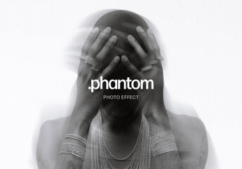 Phantom Blur Photo Effect – Motion for Album Cover & Social Media (PSD)