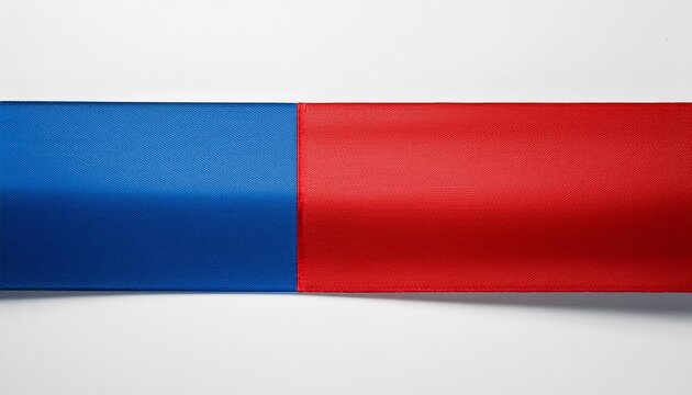 A Red And Blue Stripe With A White Background