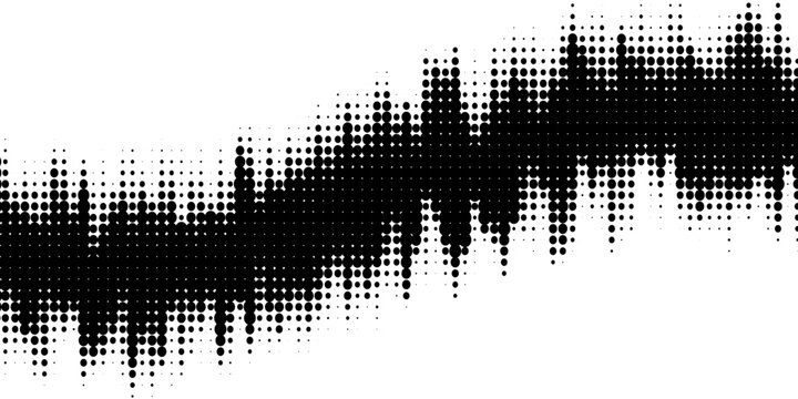 Halftone abstract background vector dot pattern gradient