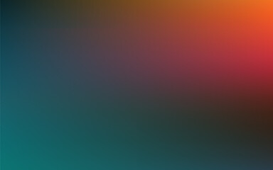 Obraz premium Teal to orange gradient background abstract blue 1