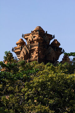 View of Po Nagar Cham Towers in Nha Trang
