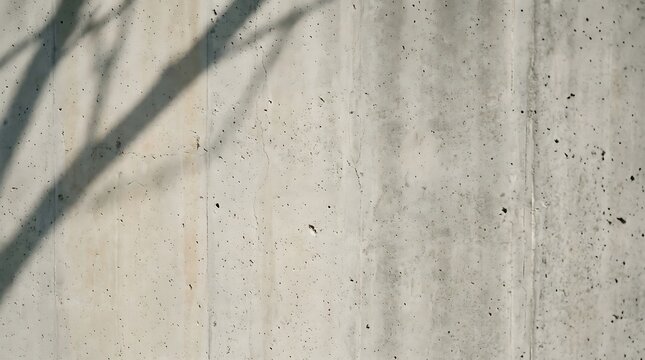 Neutral Concrete Surface Texture With Elegant Window Shadow Overlay