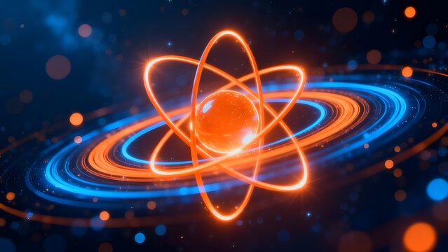 Abstract atomic structure in space