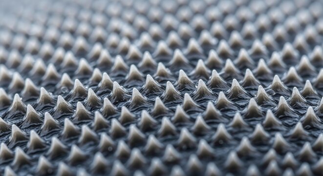 Extreme Close-up of Shark Skin Texture Showing Sharp Dermal Denticles and Microscopic Scale Pattern for Background
