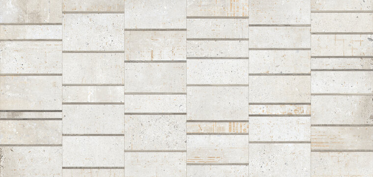 Modern travertine stone wall texture, light beige marble tile background, contemporary architectural masonry cladding for interior design and exterior facades