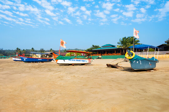 Beauty Agonda Beach in South Goa in India