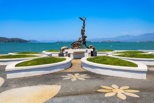 Ozgecan Aslan Aniti monument in Fethiye city, Turkey