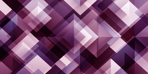 Obraz premium Abstract purple and pink geometric mosaic pattern background design with colorful vector shapes and modern decorative texture