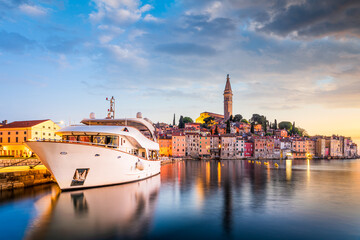 Naklejka premium Rovinj, Croatia on the Istrian Peninsula