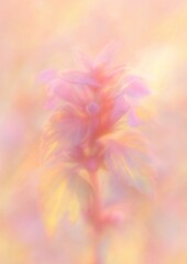 Fototapeta premium Dreamy pastel floral art