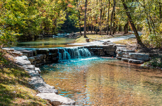 Waterfalls at Dogwood Canyon Missouri