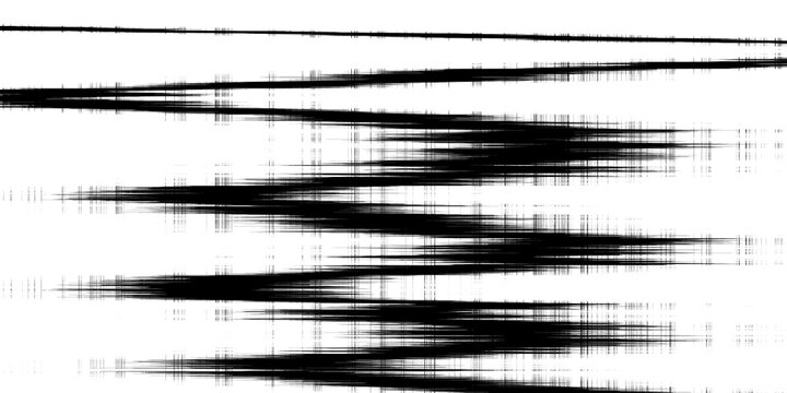 Abstract glitch, grunge overlay effect, static, TV radio sound waves scanlines background monitor noise texture transparent PNG