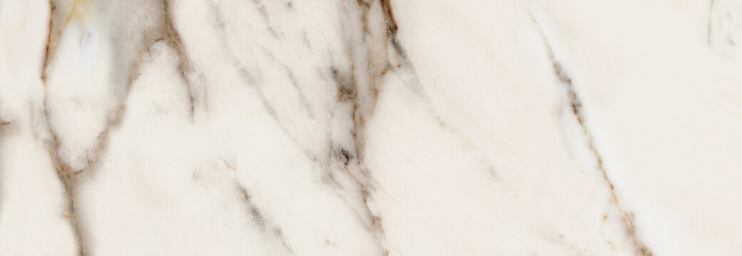 Luxurious white Carrara statuaries marble texture background. Calacatta glossy marble with golden streaks. Luxury White Gold Marble texture background vector. Luxurious floor marbling texture design.