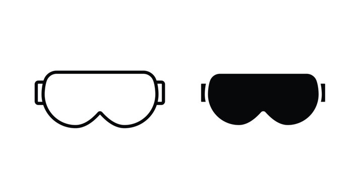 AR headset icon design, web, UI. Vector illustration, EPS10.