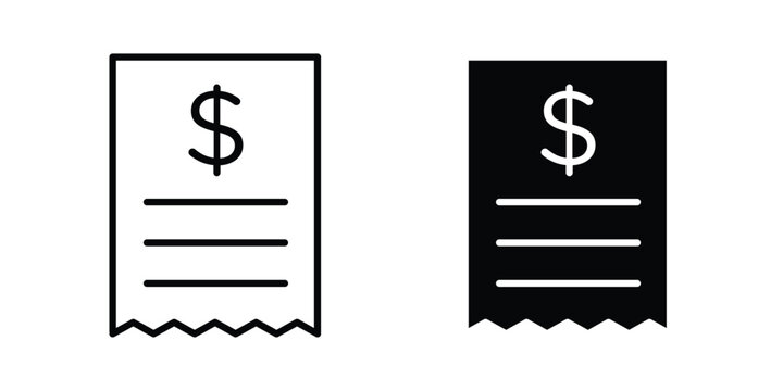 Billing icon design, web, UI. Vector illustration, EPS10.