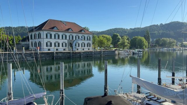 Bodman Ludwigshafen, Bodensee, Baden Wuerttemberg, Deutschland 
