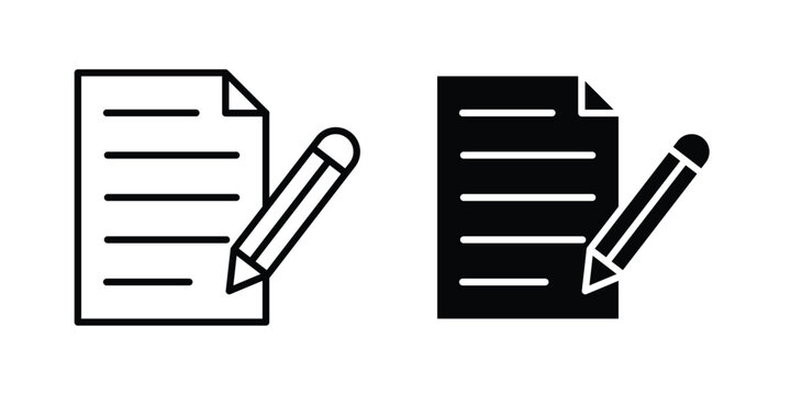 Declarations icon design, web, UI. Vector illustration, EPS10.